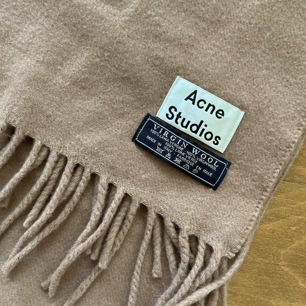 acne studio wool scarf